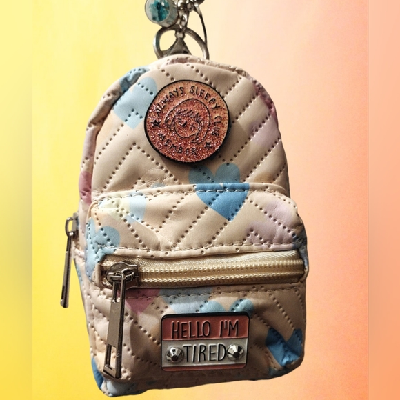 Mini Book Bag Key Chain - Picture 2 of 13